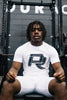 Compression Short Sleeve "BLO" Top (white)