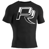 Compression Short Sleeve "BLO" Top (white)