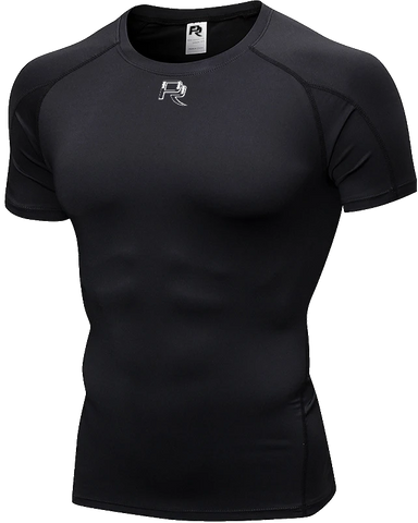 Compression Short Sleeve "SLF" Black